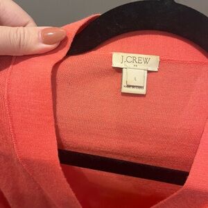 Color J Crew cardigan size L